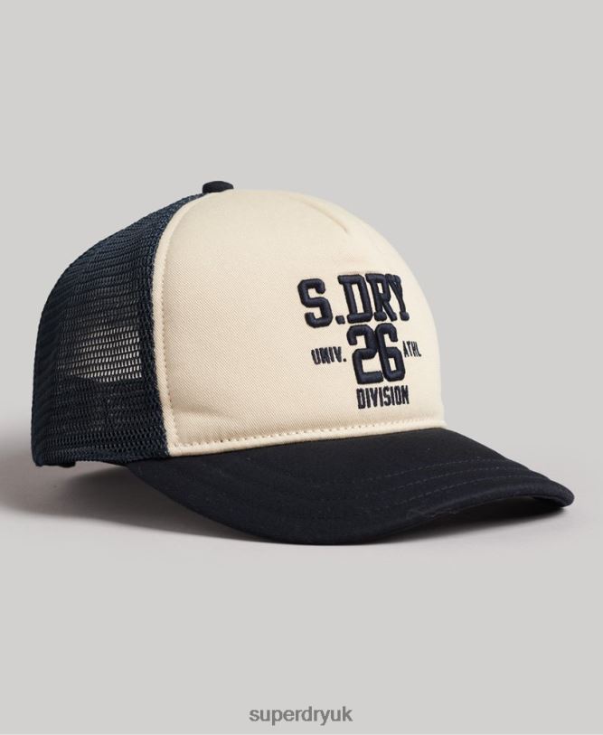 Classic Trucker Cap Men Cream Accessories Superdry 66N8N1791