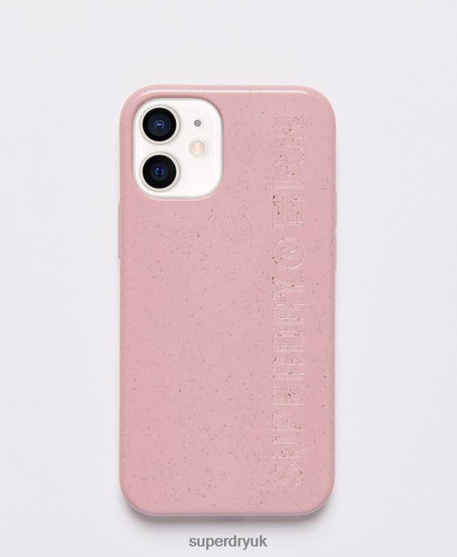 Snap Phone Case iPhone 12 Mini Men Pink Accessories Superdry 66N8N6420