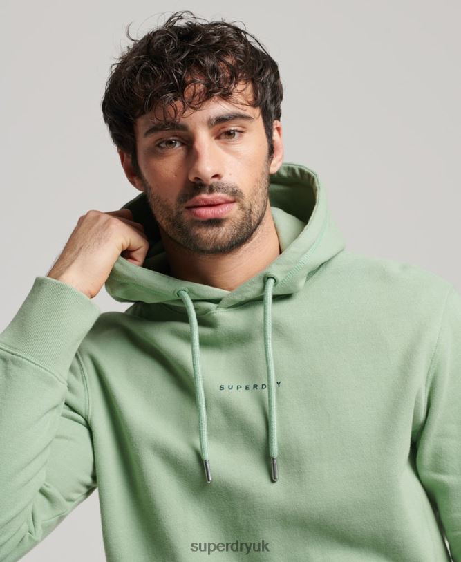 Code Surplus Logo Hoodie Men Green Clothing Superdry 66N8N493