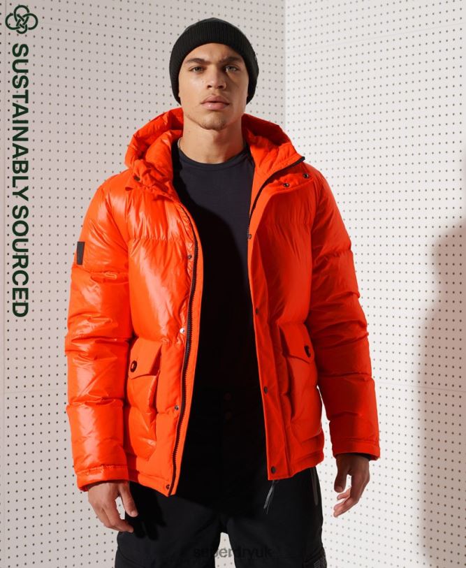 Mountain Down Rescue Jacket Men Orange Clothing Superdry 66N8N4601