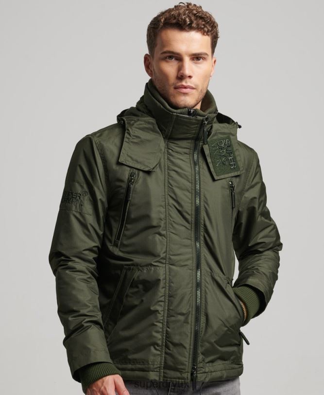Mountain SD Windcheater Jacket Men Green Clothing Superdry 66N8N950
