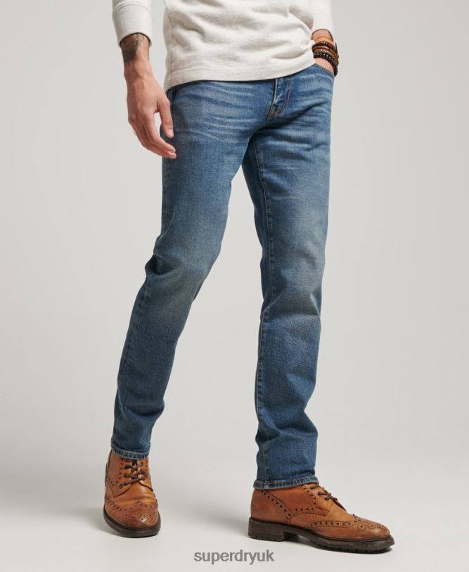 Merchant Store - Organic Slim Jeans Men Blue Clothing Superdry 66N8N1217