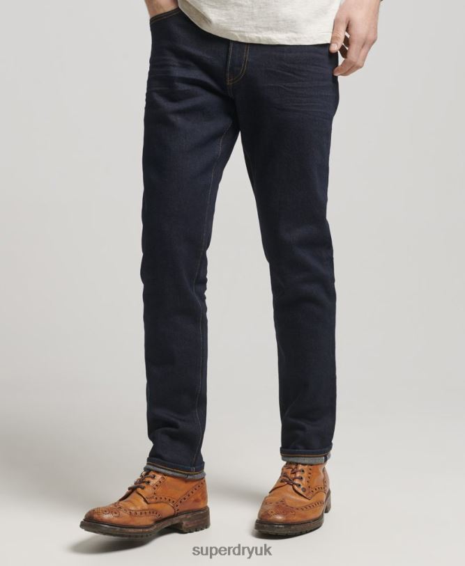 Merchant Store - Organic Slim Jeans Men Dark Blue Clothing Superdry 66N8N1219