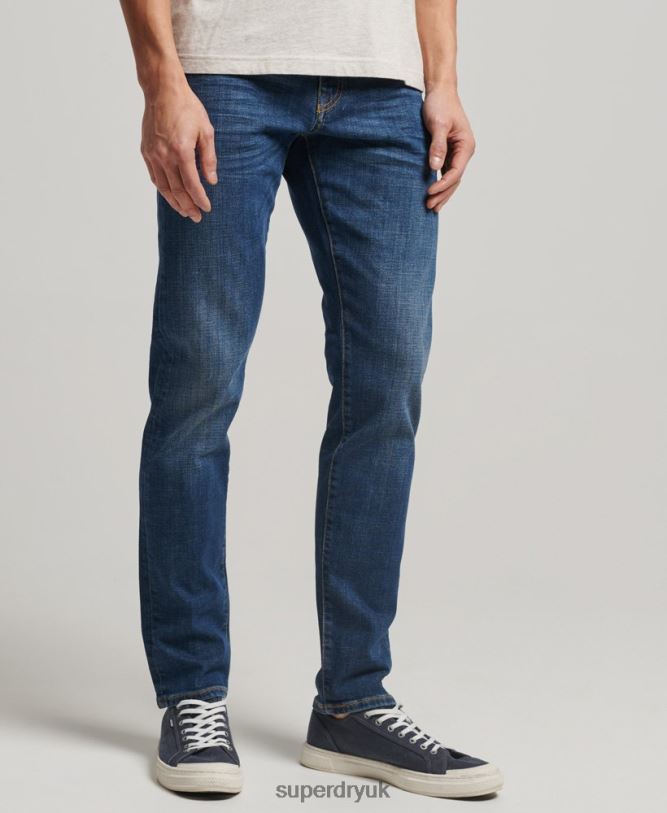 Organic Cotton Slim Jeans Men Blue Clothing Superdry 66N8N1209