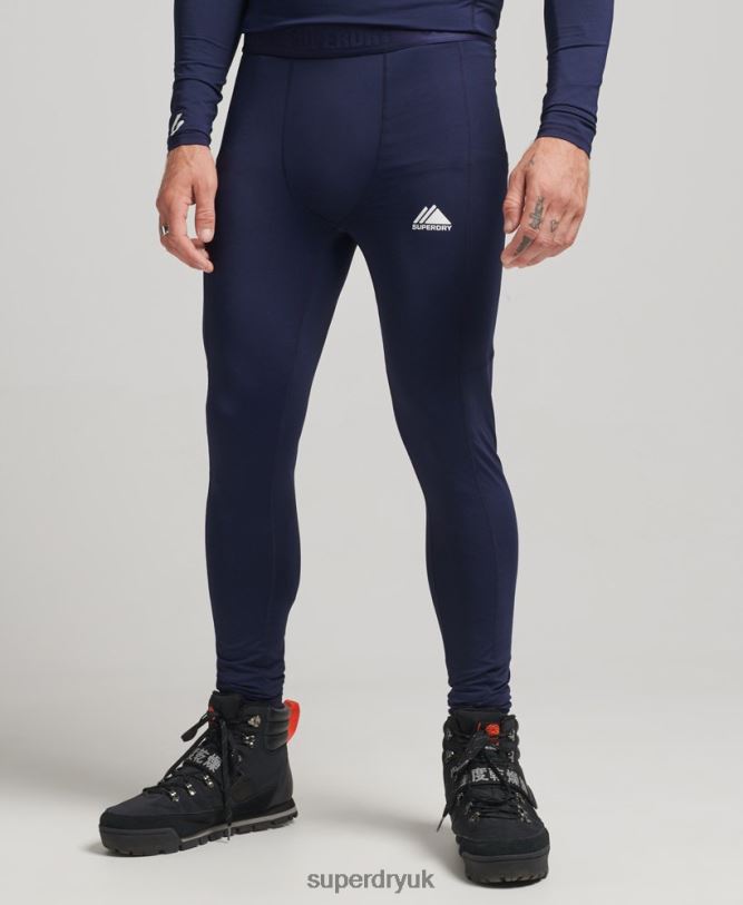 Base Layer Leggings Men Navy Clothing Superdry 66N8N1383