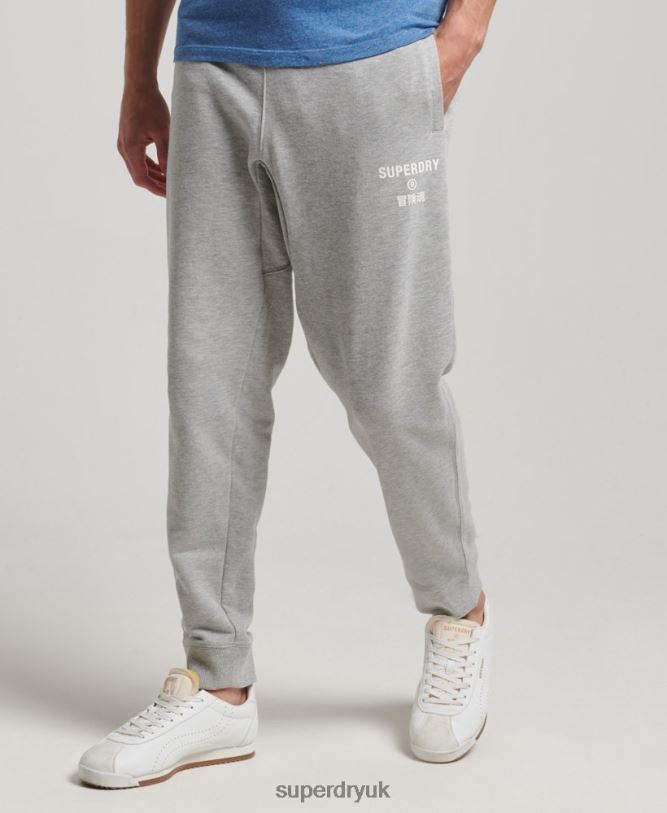 Code Core Sport Joggers Men Grey Clothing Superdry 66N8N6361
