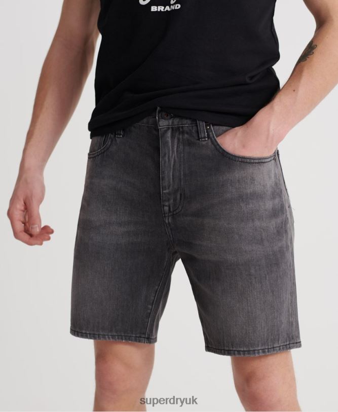 05 Conor Taper Shorts Men Black Clothing Superdry 66N8N370