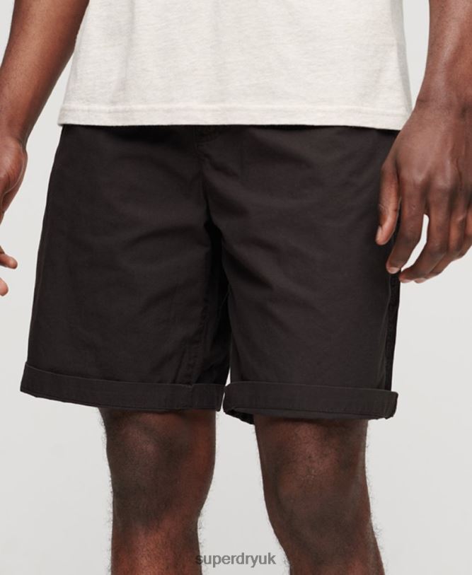 Carpenter Shorts Men Black Clothing Superdry 66N8N87