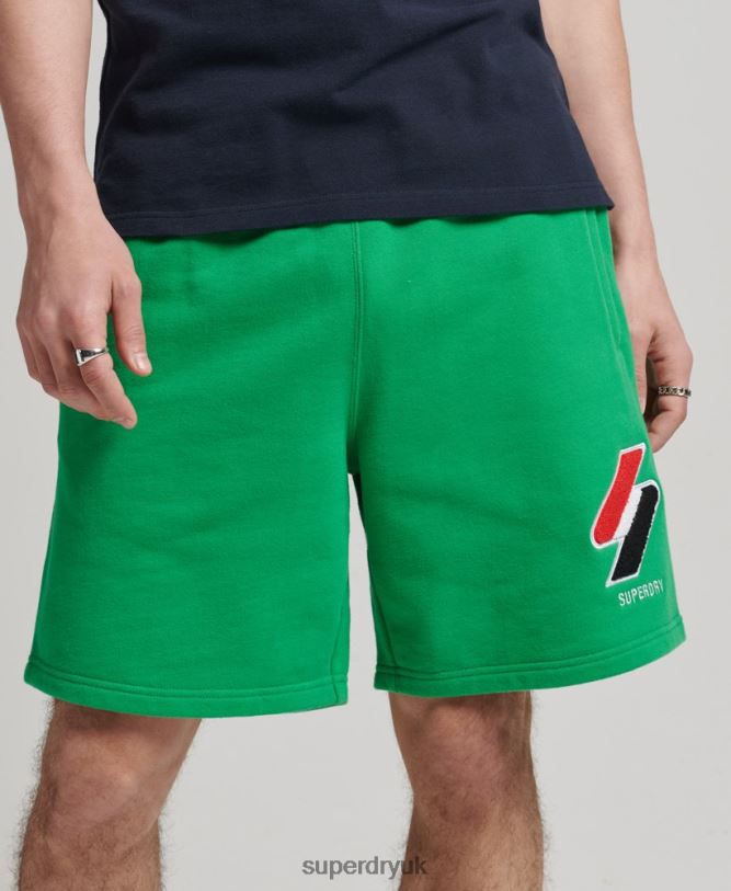 Code Classic Sweatshorts Men Green Clothing Superdry 66N8N340