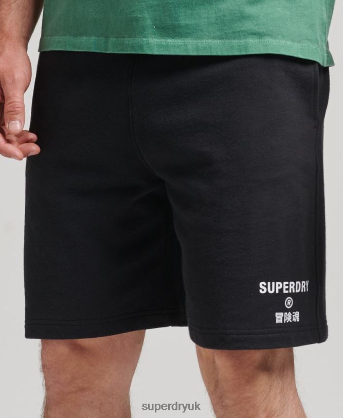 Code Core Sport Shorts Men Black Clothing Superdry 66N8N347