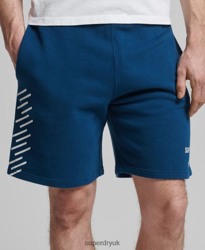 Code Core Sport Shorts Men Blue Clothing Superdry 66N8N351
