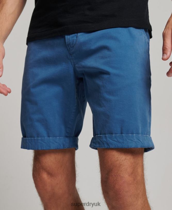 Core Chino Shorts Men Light Blue Clothing Superdry 66N8N251