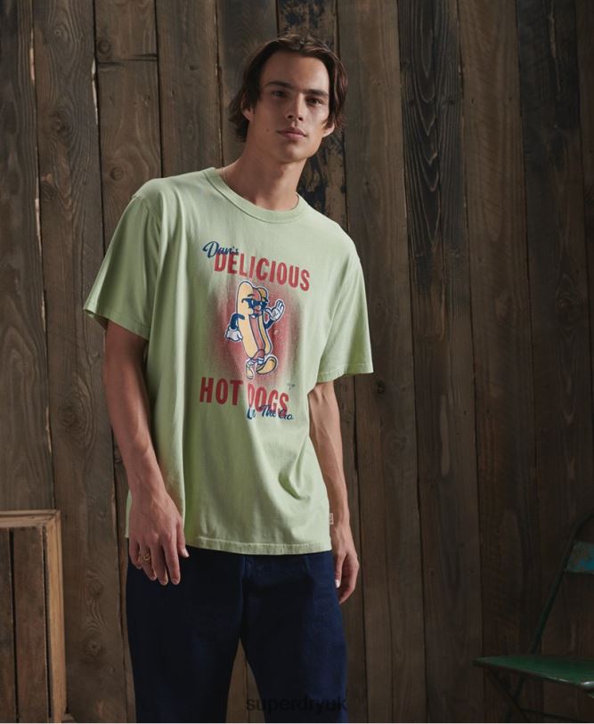 Limited Edition Dry Wit T-Shirt Men White Clothing Superdry 66N8N4980