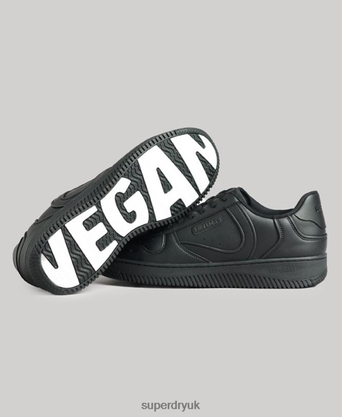 Chunky Vegan Basket Trainers Men Black Shoes Superdry 66N8N1935