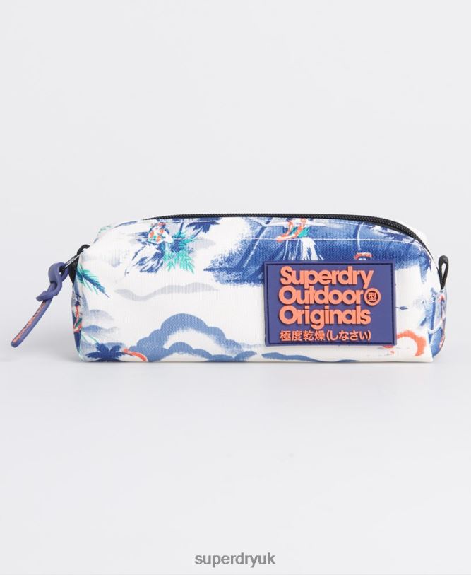 Hawaiian Montana Pencil Case Women Navy Accessories Superdry 66N8N6669