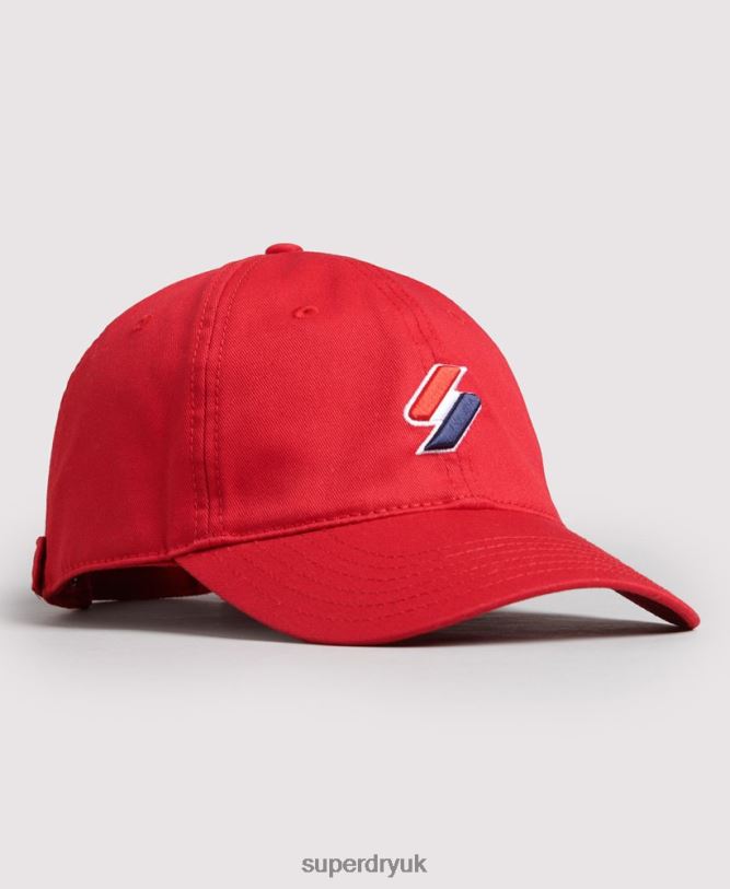 Essential Baseball Cap Women Red Accessories Superdry 66N8N1760