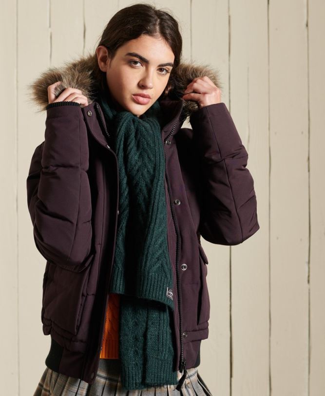 Cable Lux Scarf Women Green Accessories Superdry 66N8N4301