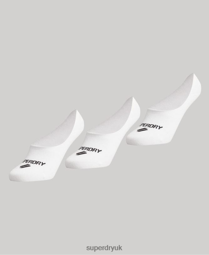 Coolmax No Show Sock Women White Accessories Superdry 66N8N4199