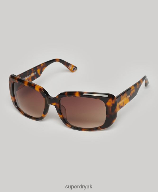 SDR Dunaway Sunglasses Women Brown Accessories Superdry 66N8N2067