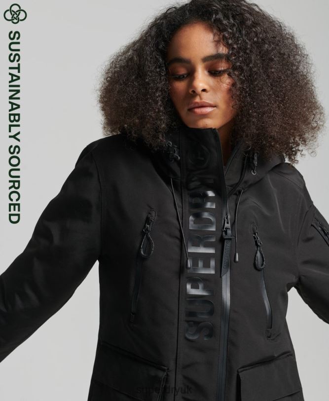 Hooded Ultimate SD-Windbreaker Women Black Clothing Superdry 66N8N3806