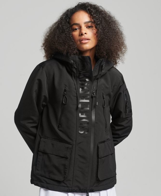 Hooded Ultimate SD-Windbreaker Women Black Clothing Superdry 66N8N3806