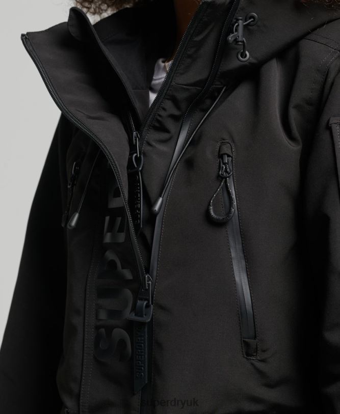 Hooded Ultimate SD-Windbreaker Women Black Clothing Superdry 66N8N3806