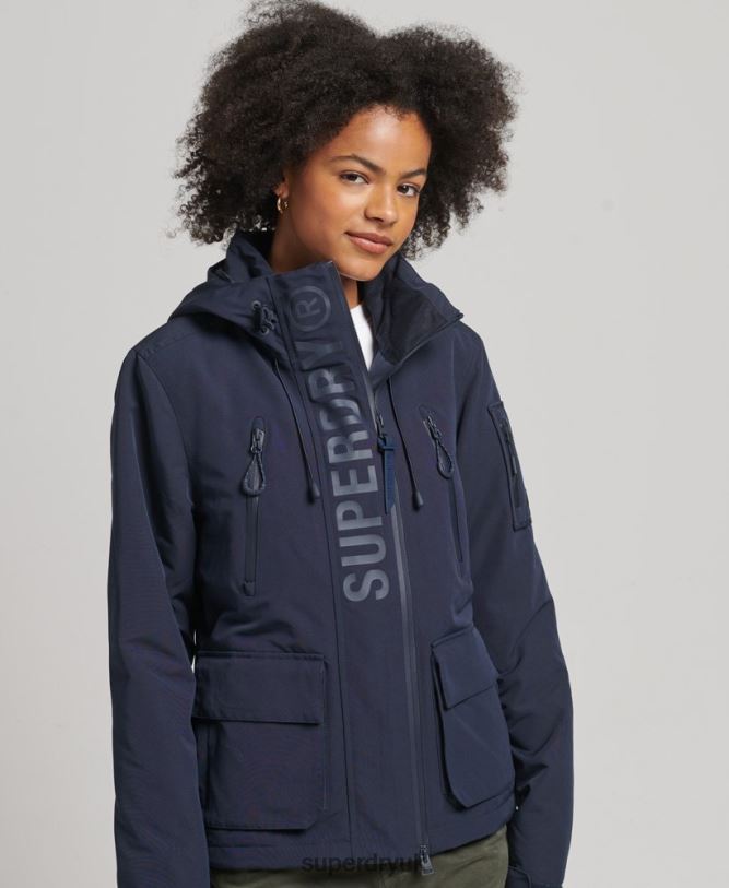 Hooded Ultimate SD-Windbreaker Women Navy Clothing Superdry 66N8N3587