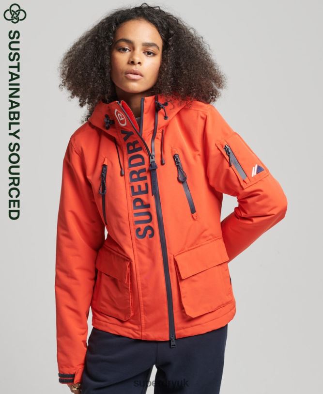 Hooded Ultimate SD-Windbreaker Women Orange Clothing Superdry 66N8N3663