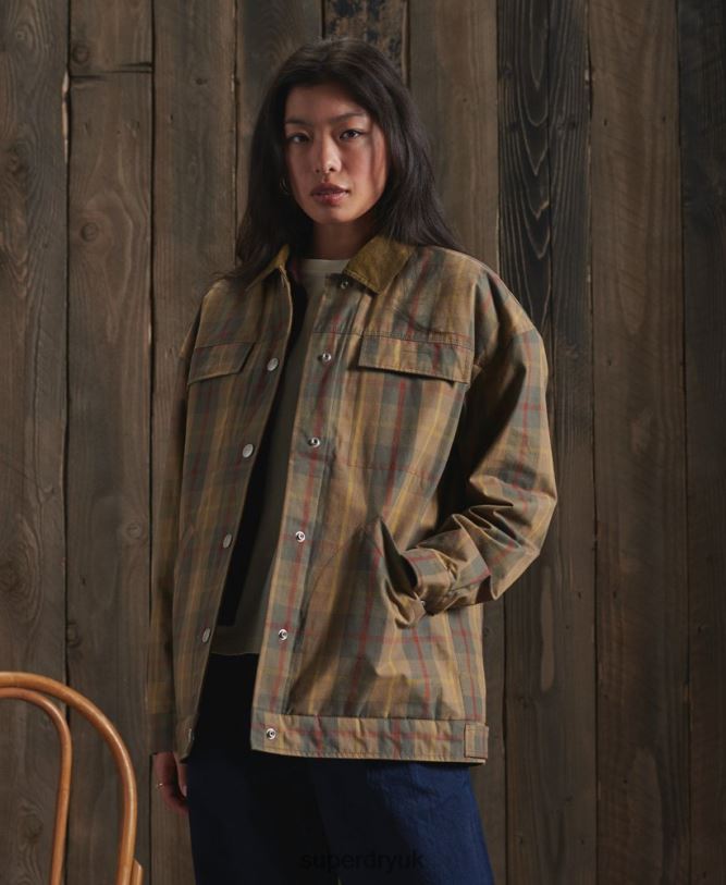 Limited Edition Dry Cruiser Jacket Women Brown Clothing Superdry 66N8N5549