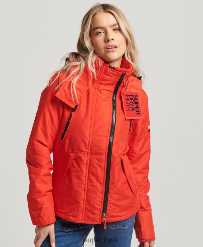 Mountain SD-Windcheater Jacket Women Red Clothing Superdry 66N8N3554