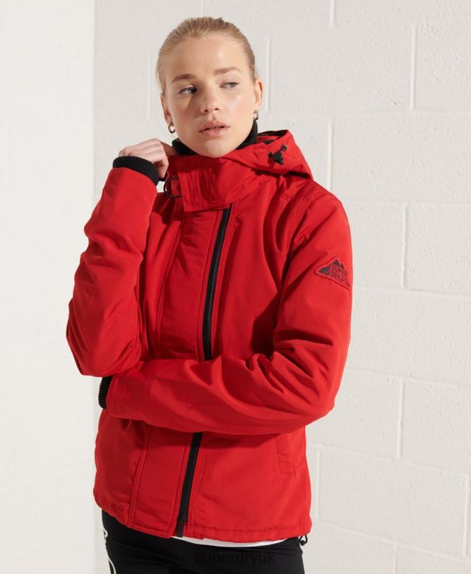 Ottoman SD-Windcheater Jacket Women Red Clothing Superdry 66N8N5676