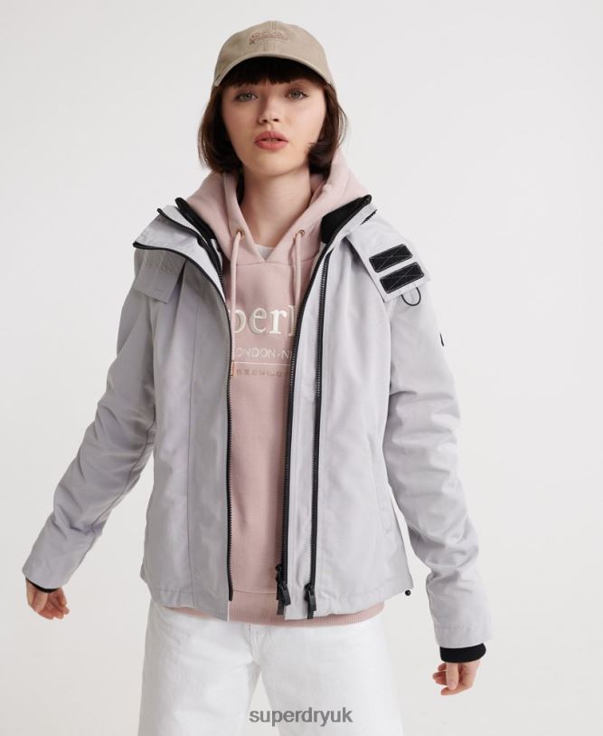 Ottoman Technical SD-Windcheater Women Cream Clothing Superdry 66N8N5704