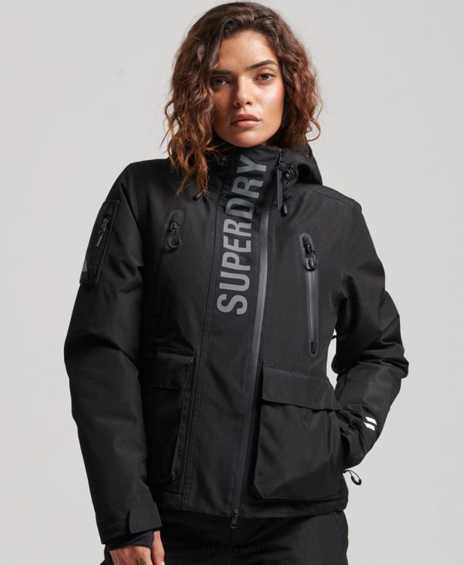 Ultimate Rescue Jacket Women Black Clothing Superdry 66N8N6541
